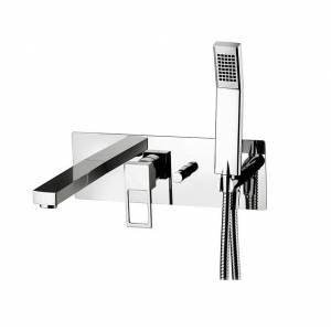 Смеситель для ванны настенный с гарнитуром Paffoni Effe